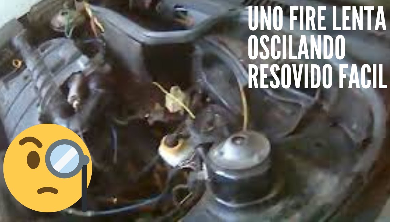 UNO FIRE MARCHA LENTA OSCILANDO MOTOR ACELERADO  VEJA REPARO NESSE VIDEO