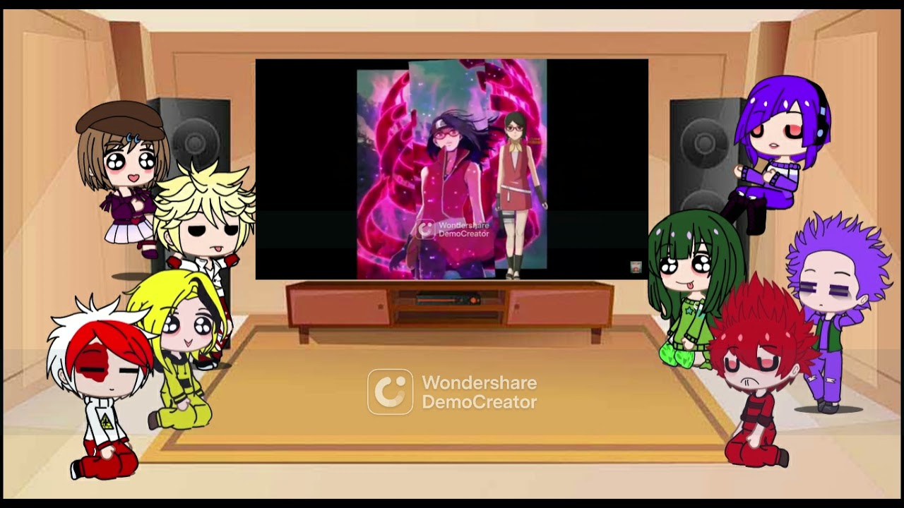 Bnha/mha reacciona-reacts to...//deku as sasuke//3/3.Don't forget to read on the comment