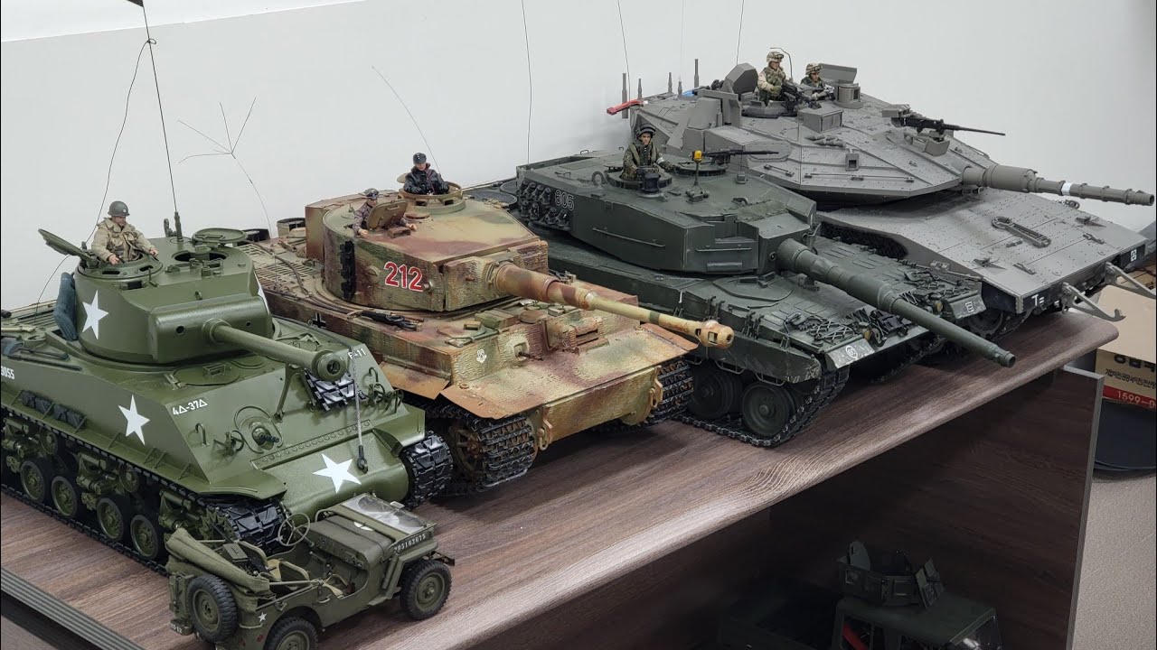 1/10 RC tanks of Hooben