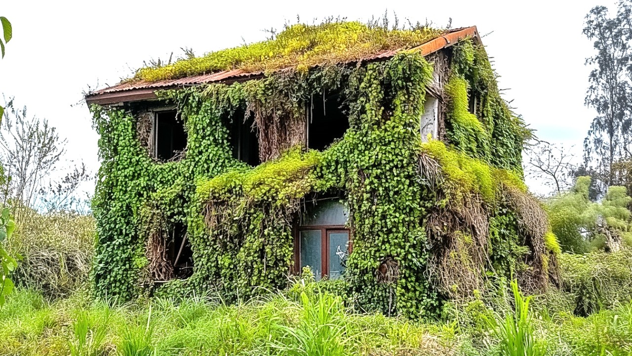 One Man Restore 70-Year-Old Buried House and Give It a Second Life (ASMR)