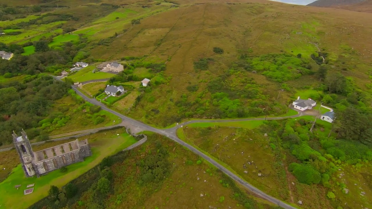 Mount Errigal Dunlewy Church 4K FPV Drone Footage