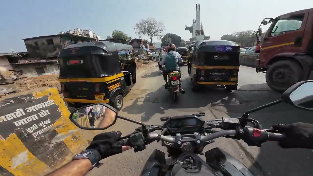 Motercycle Diaries: Navigating the City | DJI Action 4 Camera