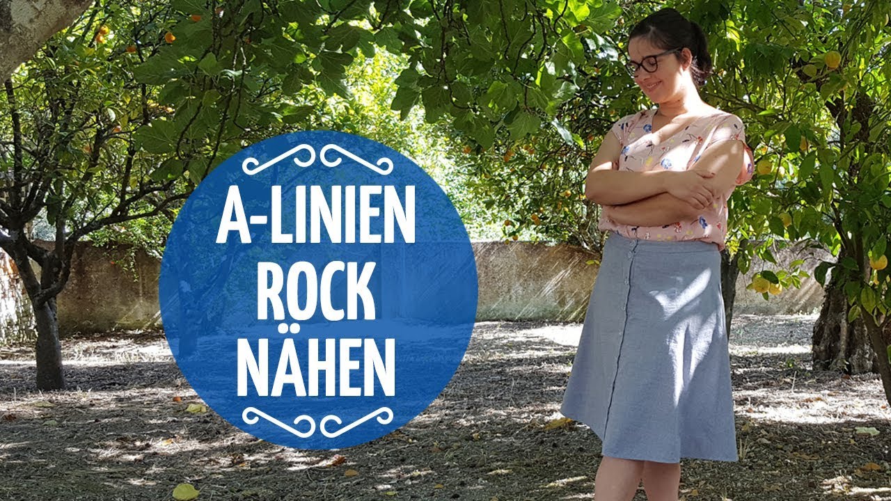 Wie nähe ich einen A-Linien Rock // mit Schnittmuster-Konstruktion
