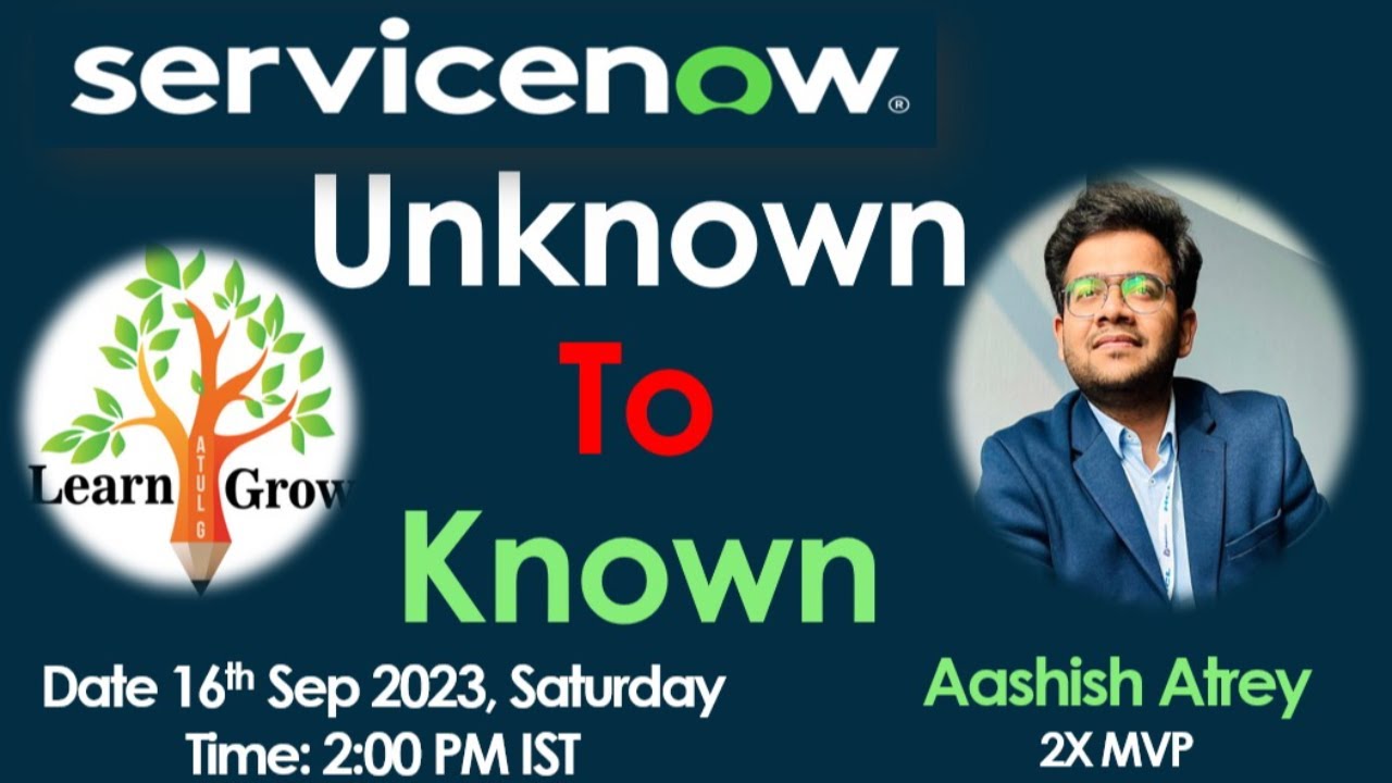 ServiceNow - Unknown To Known - Ep1 With Aashish Atrey #Shorts #Short