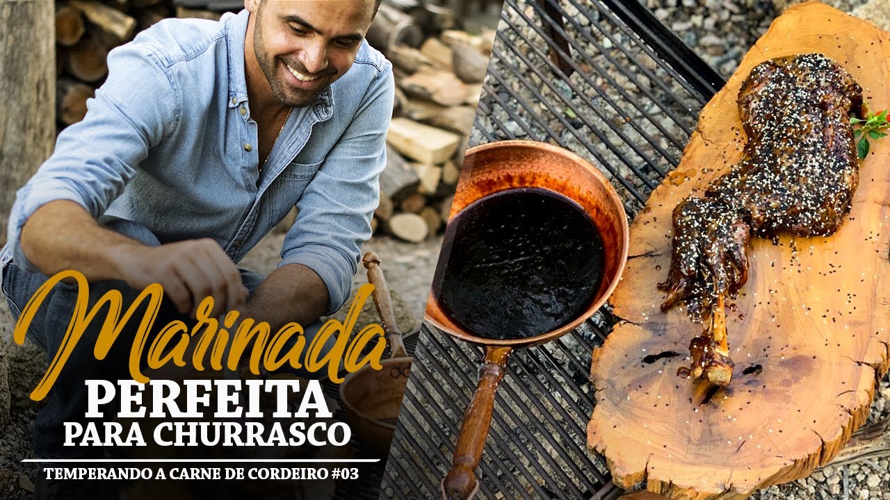 MARINADA PERFEITA para churrasco (Paleta de Cordeiro) | Temperando a Carne de Cordeiro #03