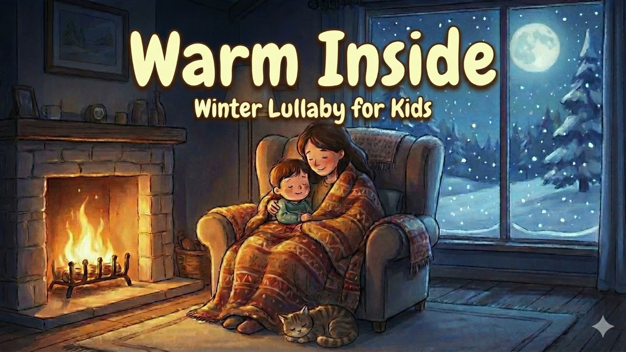 Warm Inside | Winter Lullaby for Kids | Calm Bedtime Song