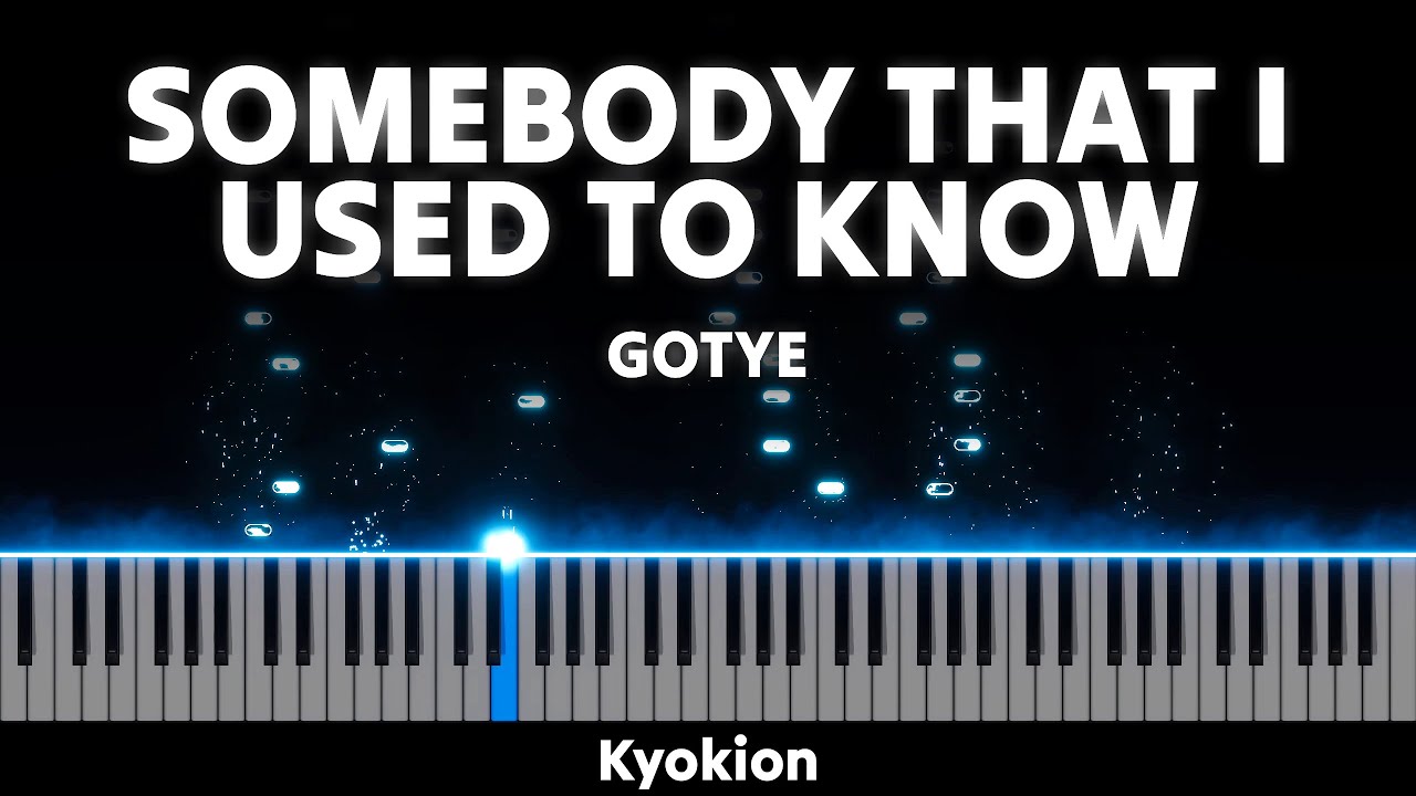 Gotye - Somebody That I Used to Know (Advanced Piano Solo)