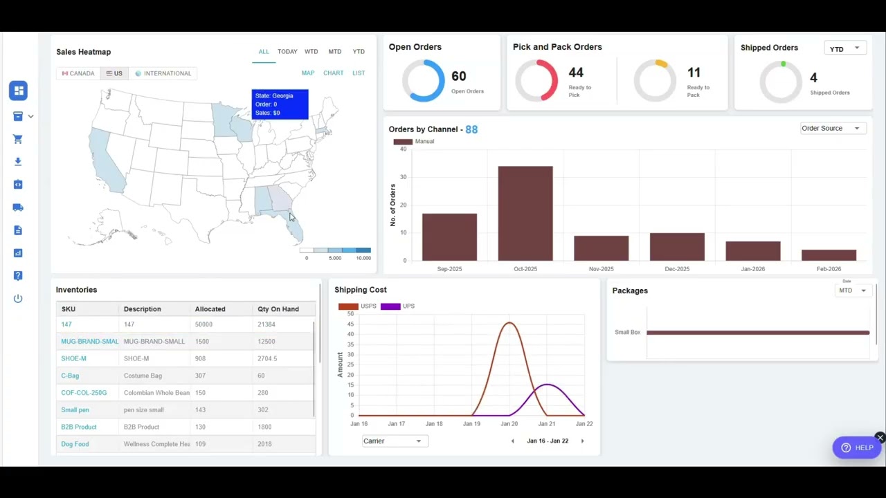 PackemWMS - Client Portal Overview