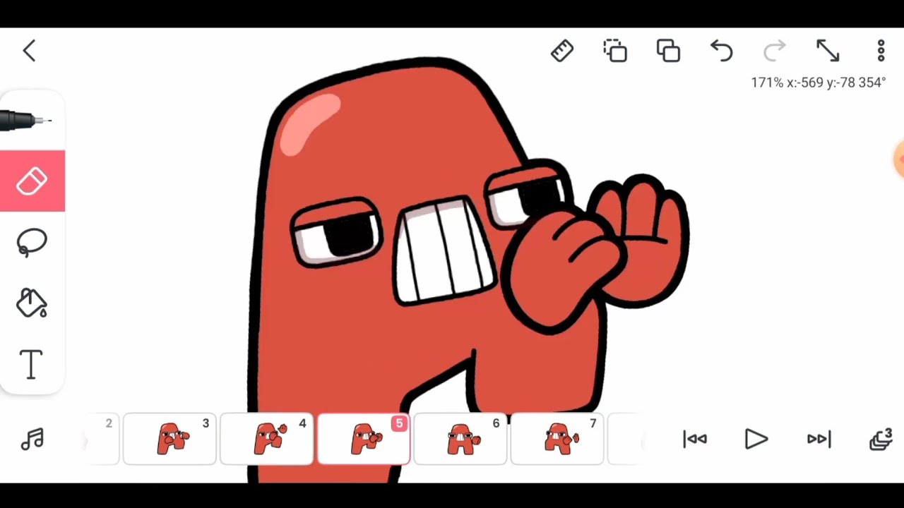 Alphabet lore but Dancing / flipaclip animation