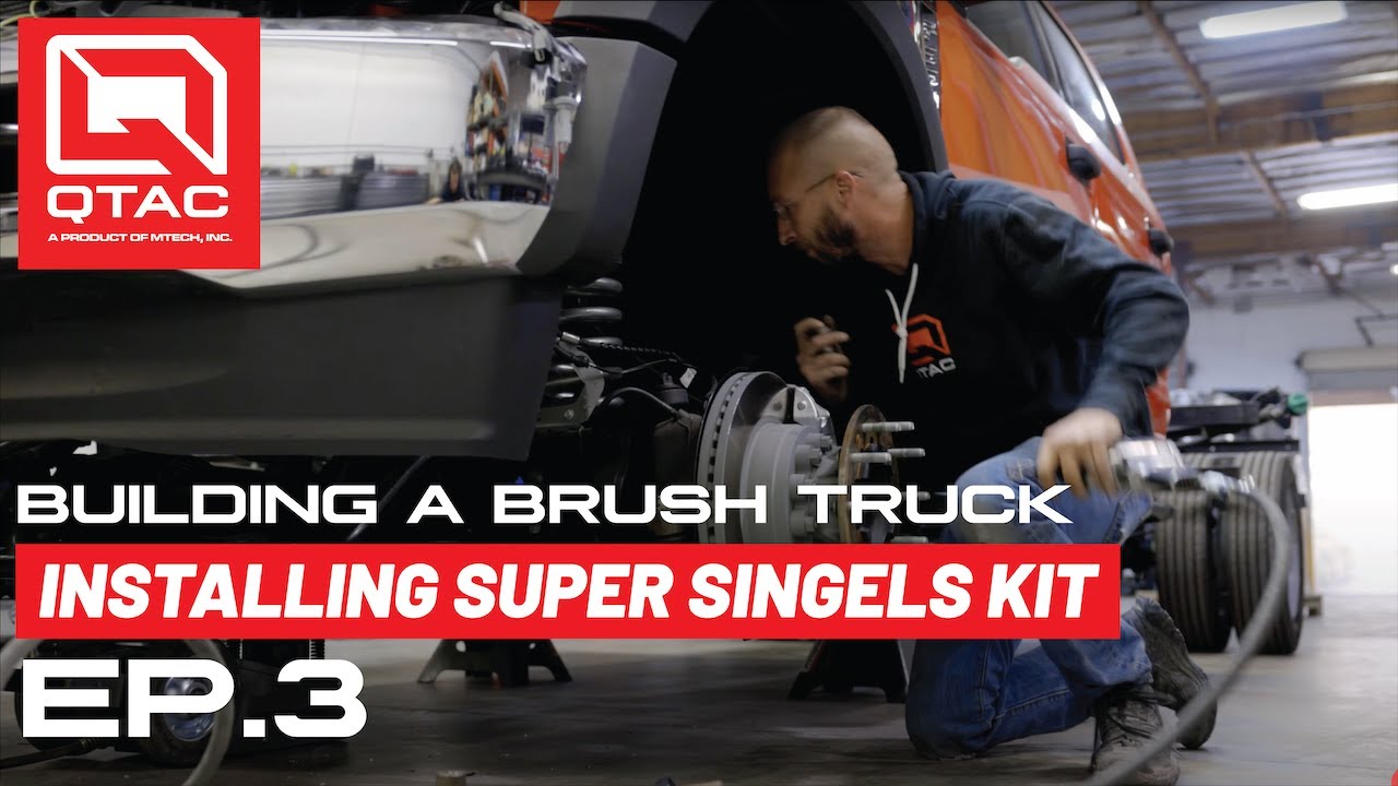 Installing SUPER SINGLES KIT on a Wildland Fire Truck | Building a Brush Truck EP.3