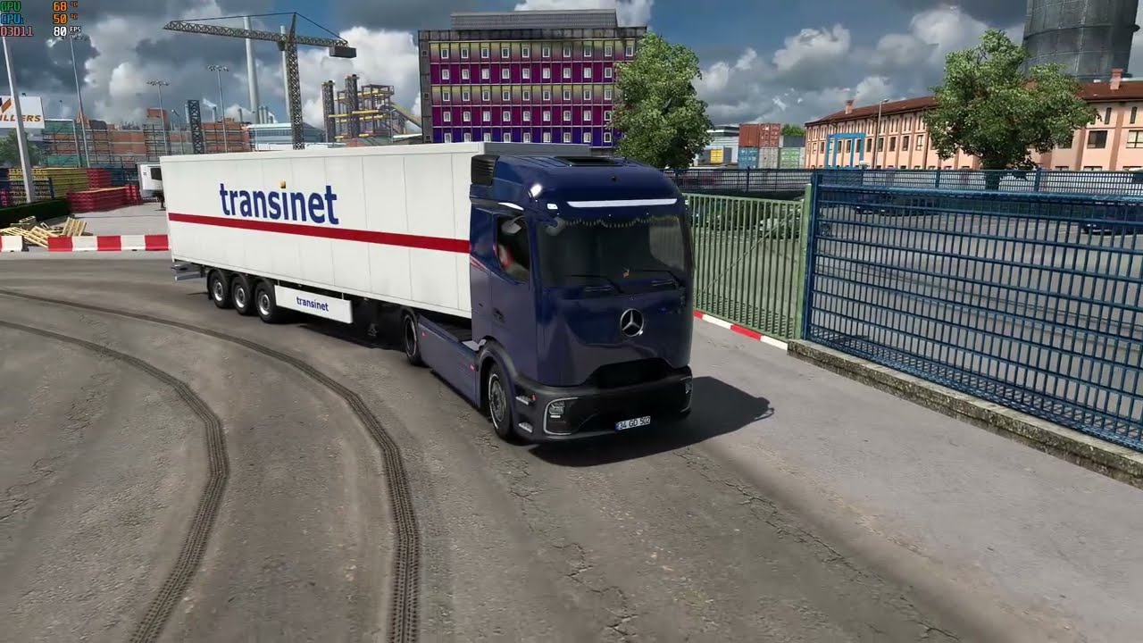 Mercedes Benz actors mp6 / ets2 1.58 balkin Roads #ets2 