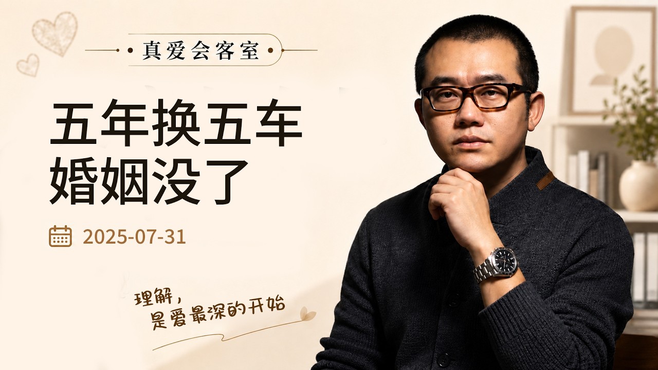 一个男人五年换五车，亲手毁掉婚姻的“爱好”。涂磊痛批：这不是珍惜，是惋惜你自己！| 真爱会客室