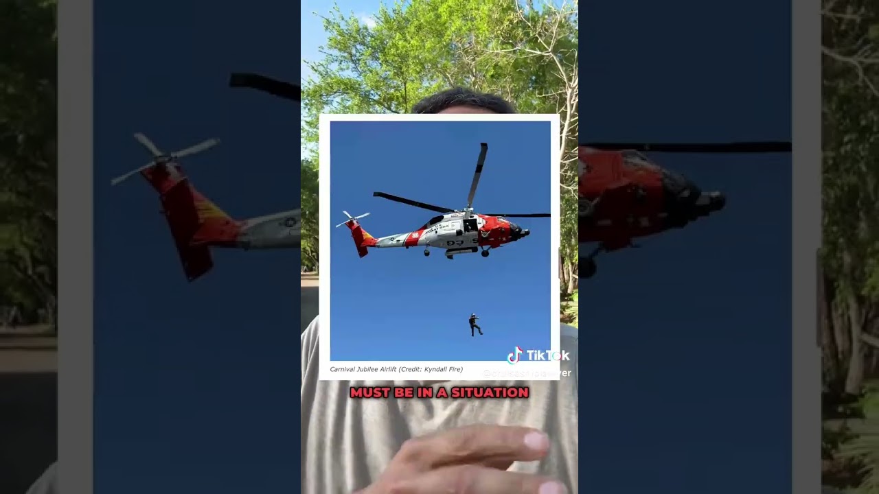 Спасательная операция с использованием вертолета, проведенная Береговой охраной США.