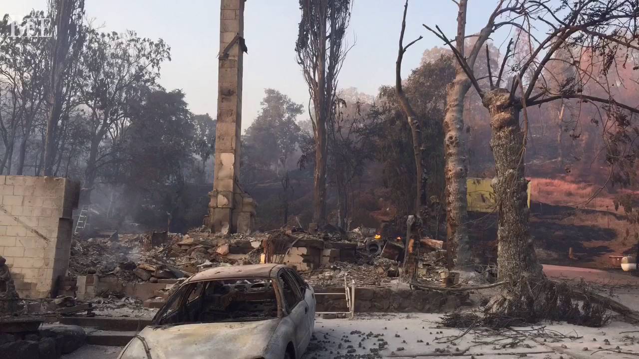 Scenes of devastation from Clayton Fire in Lower Lake in August 2016