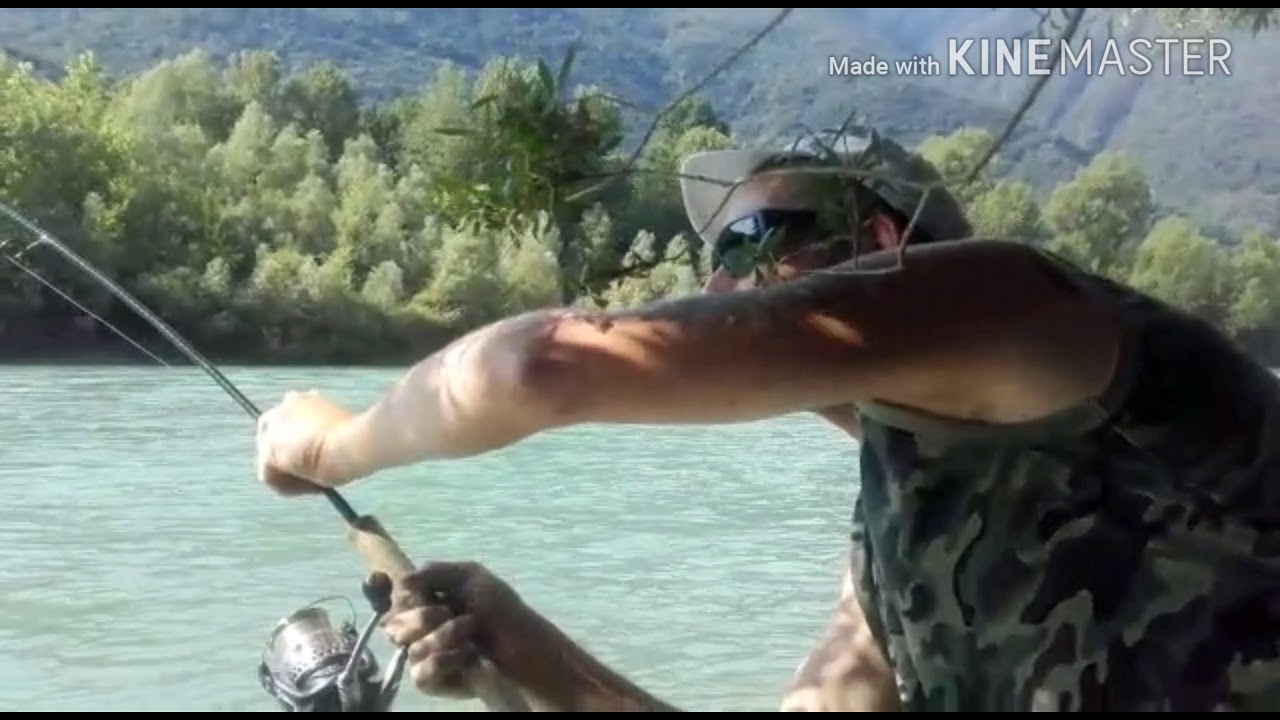 Big Marmorata a spinning fiume Toce