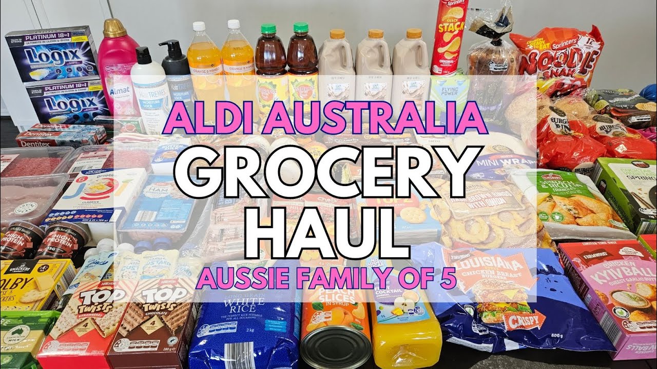 Aldi Australia Grocery Haul | Aussie Family of 5 | August 2024