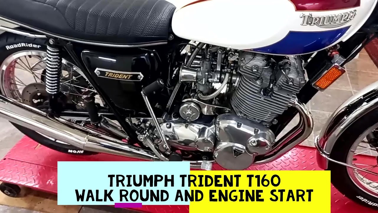 Triumph Trident T160 - Walk Round and Engine Start