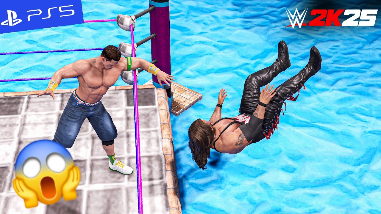 WWE 2k25 - Эпическая водная битва: Битва легенд WWE в водном рауде | PS5