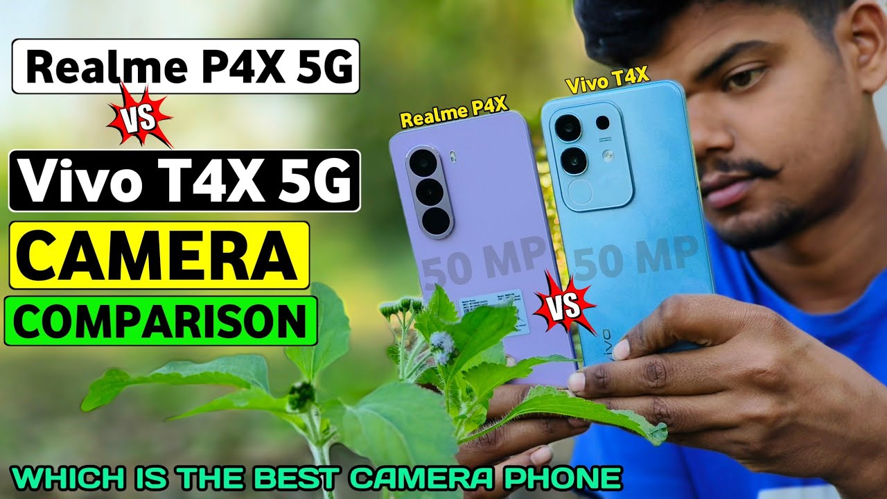 Realme P4X 5G VS Vivo T4X 5G Full Camera Comparison | Which Is The Best Camera Phone | HM Technical