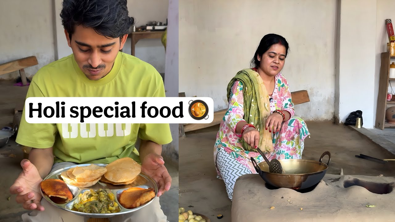 Holi special Bihar food 🥘 