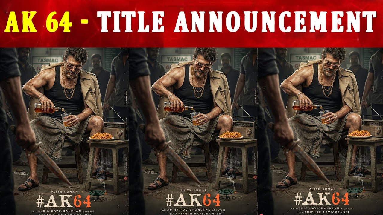 Ak 64 Title As DAREDEVIL - Announcement | Ajith Kumar | Adhik Ravichandran | Anirudh