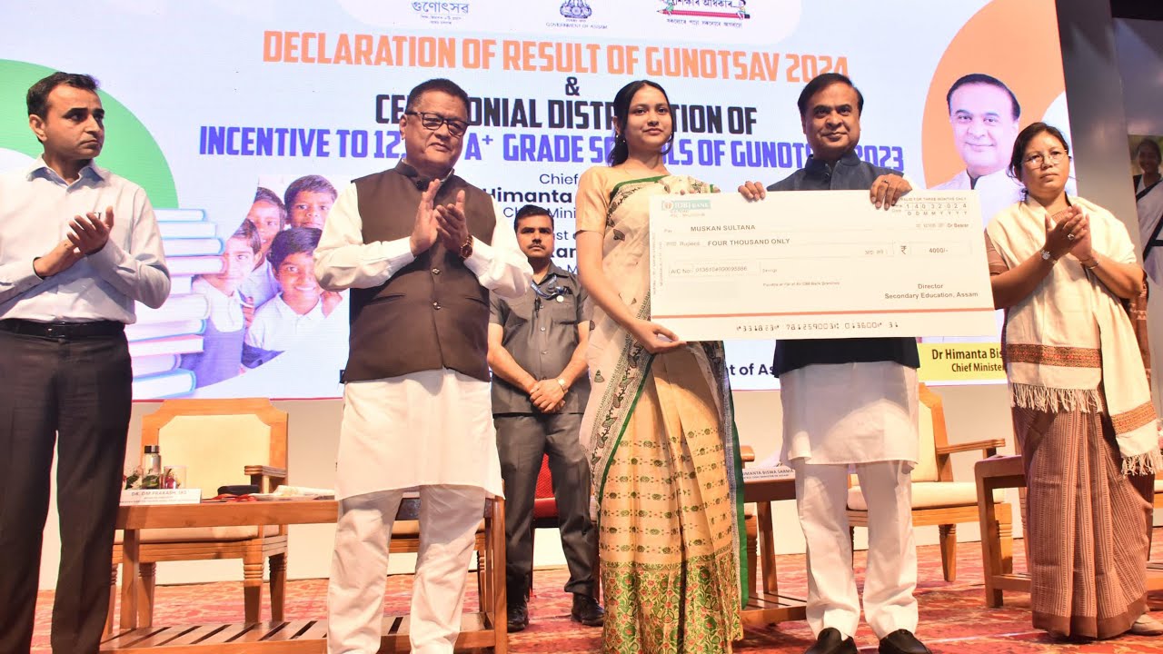 Declaration Of Result Of Gunotsav 2024
