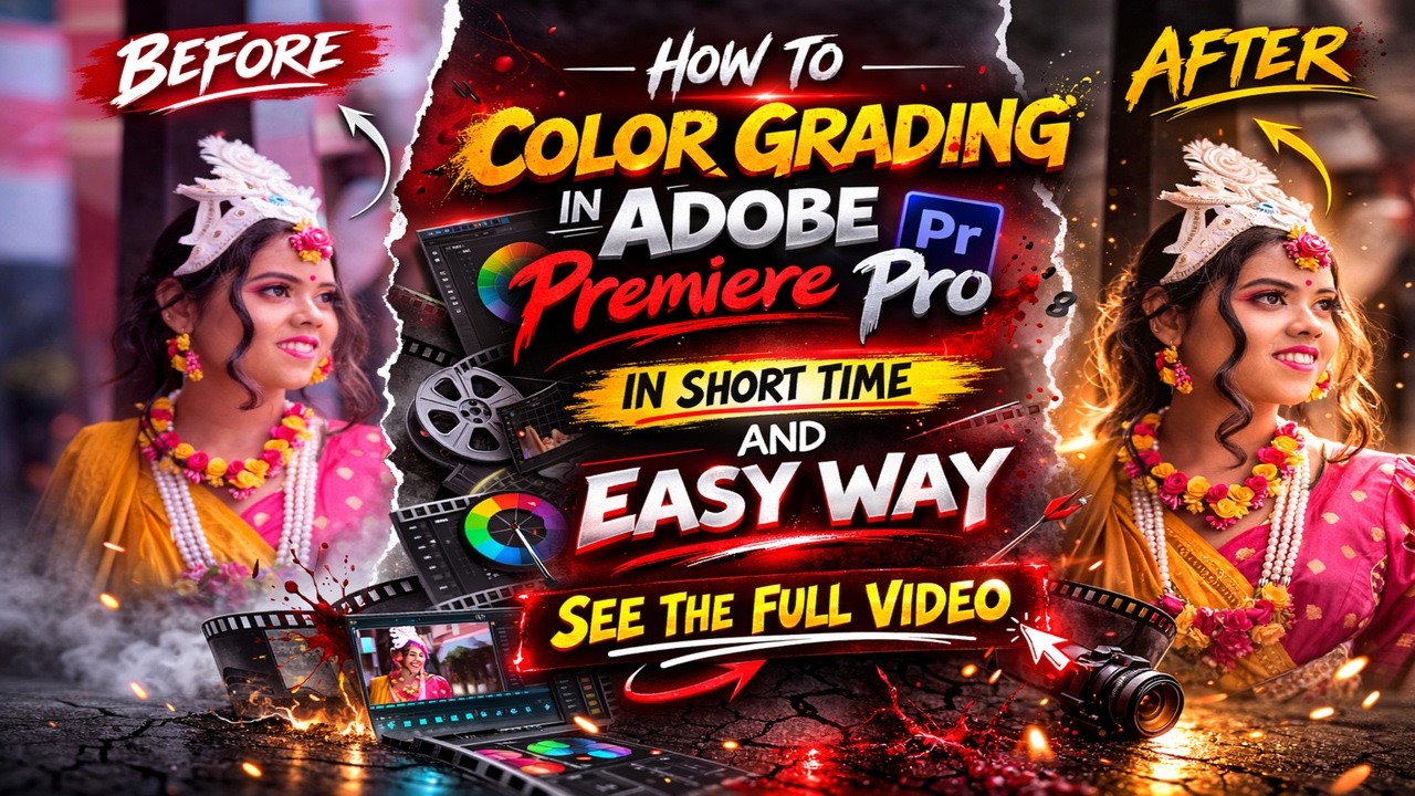 How to Color Grading in Adobe Premiere Pro ⏱ Short time