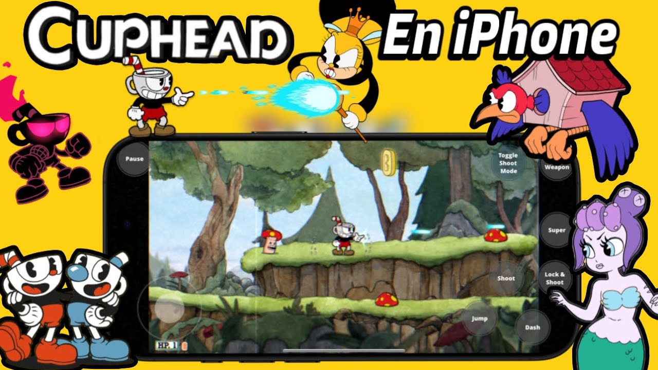 COMO JUGAR CUPHEAD EN IPHONE #cupheadmobile #cuphead