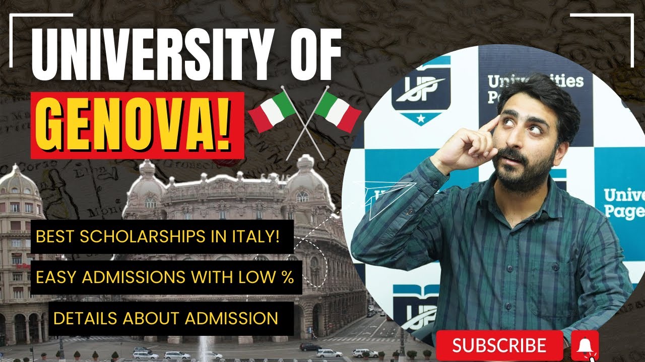 Genova University, Italy Scholarship | Easy Admission And Simple Process | Apply Today!
