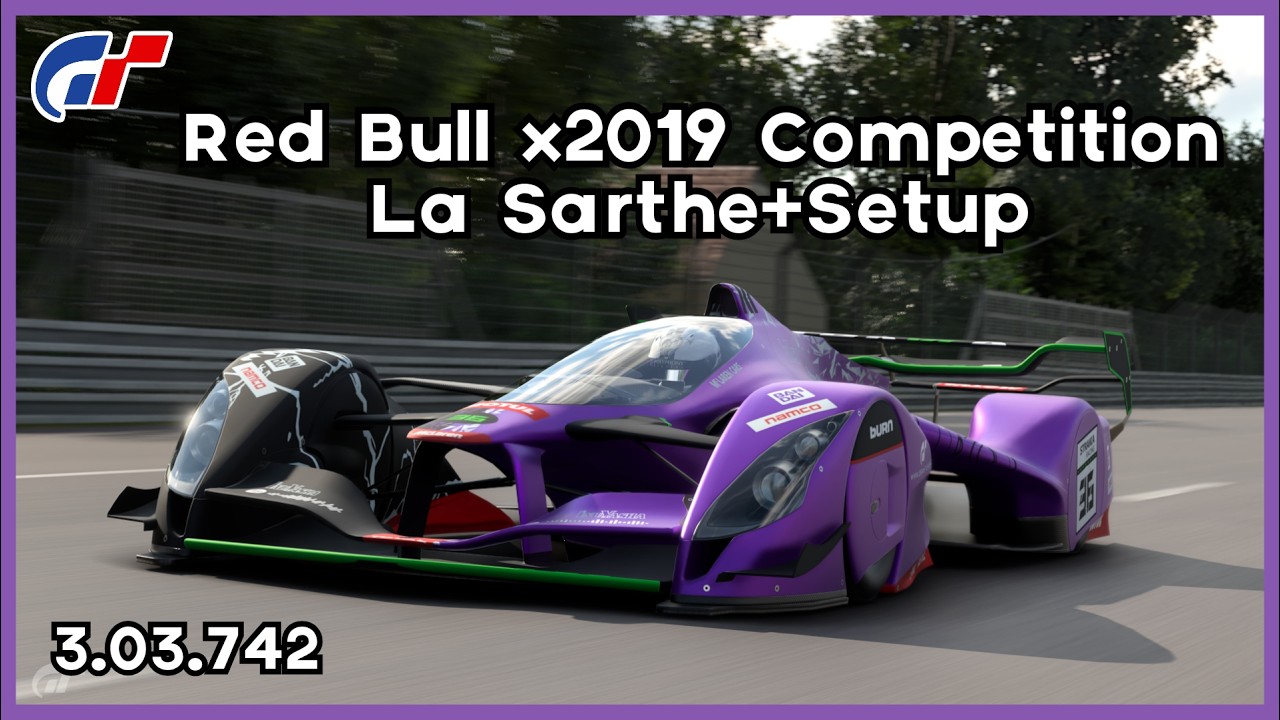 GT7 | Red Bull X2019 Competition Circuit de La Sarthe 3:03.742 | Lap + Setup