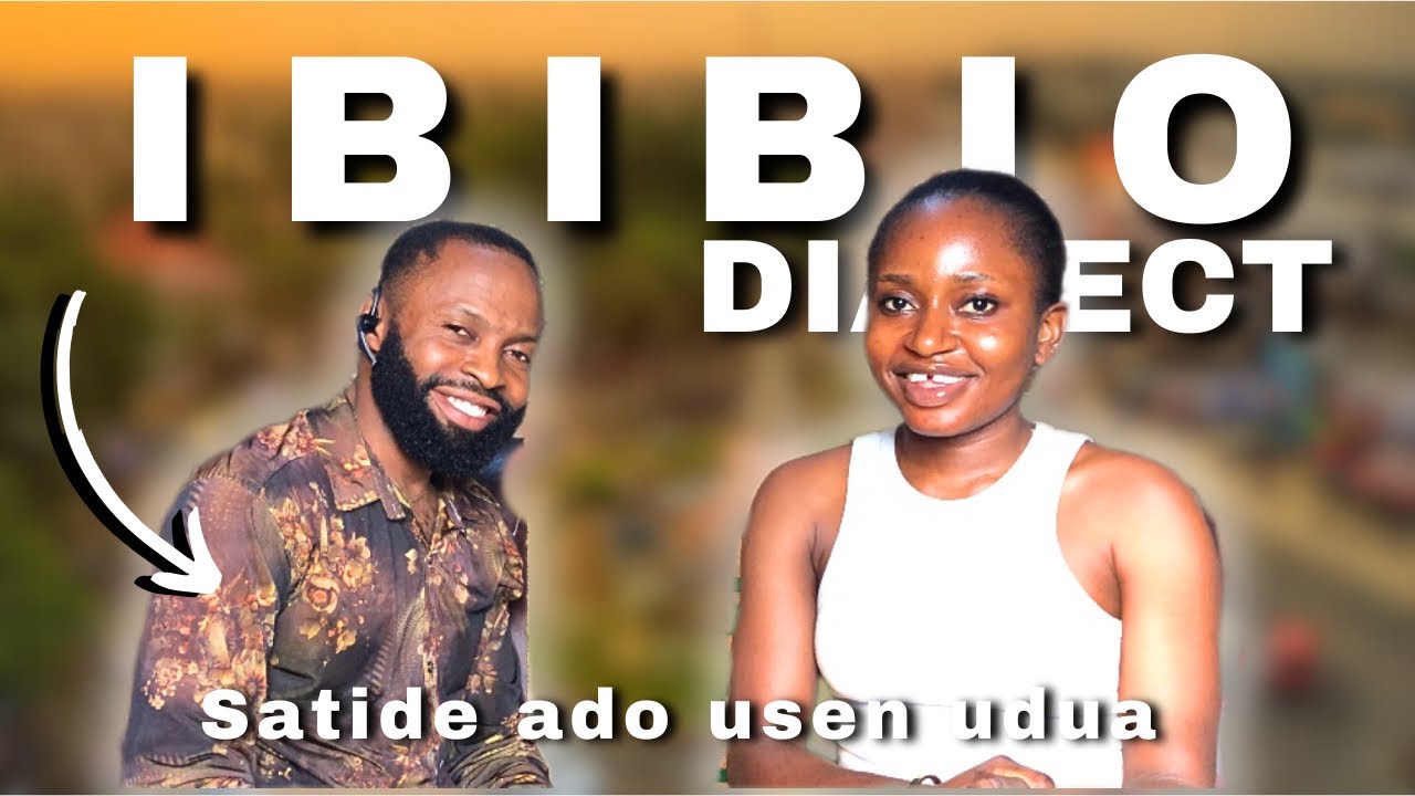 AN IBIBIO PERSON TRANSLATES ENGLISH SENTENCES TO IBIBIO DIALECT