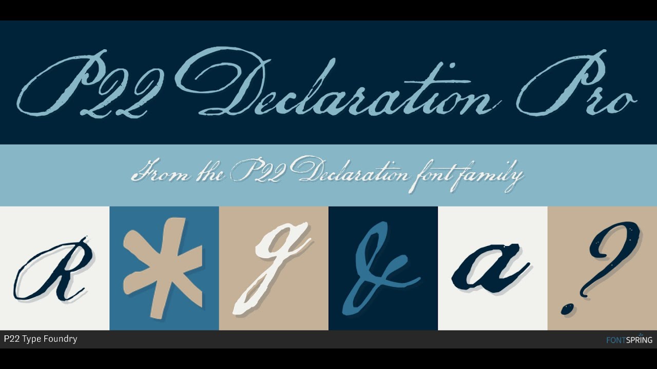 Declaration Blackletter Font