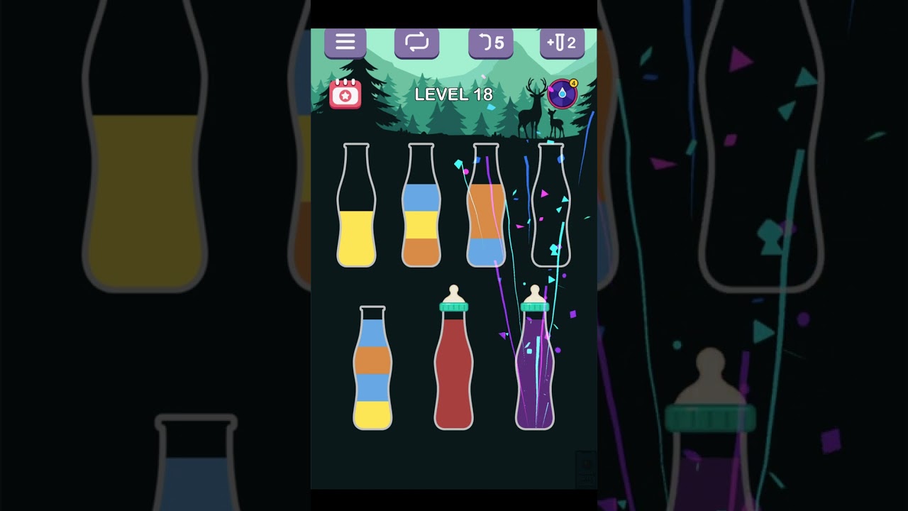 Water Sort Puzzle Level 18 | Color Sorting Challenge Gameplay