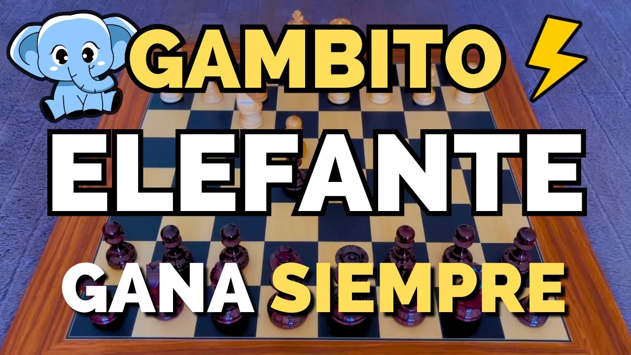 EL MEJOR GAMBITO para GANAR en AJEDREZ🏆♟️ (Piezas Negras)