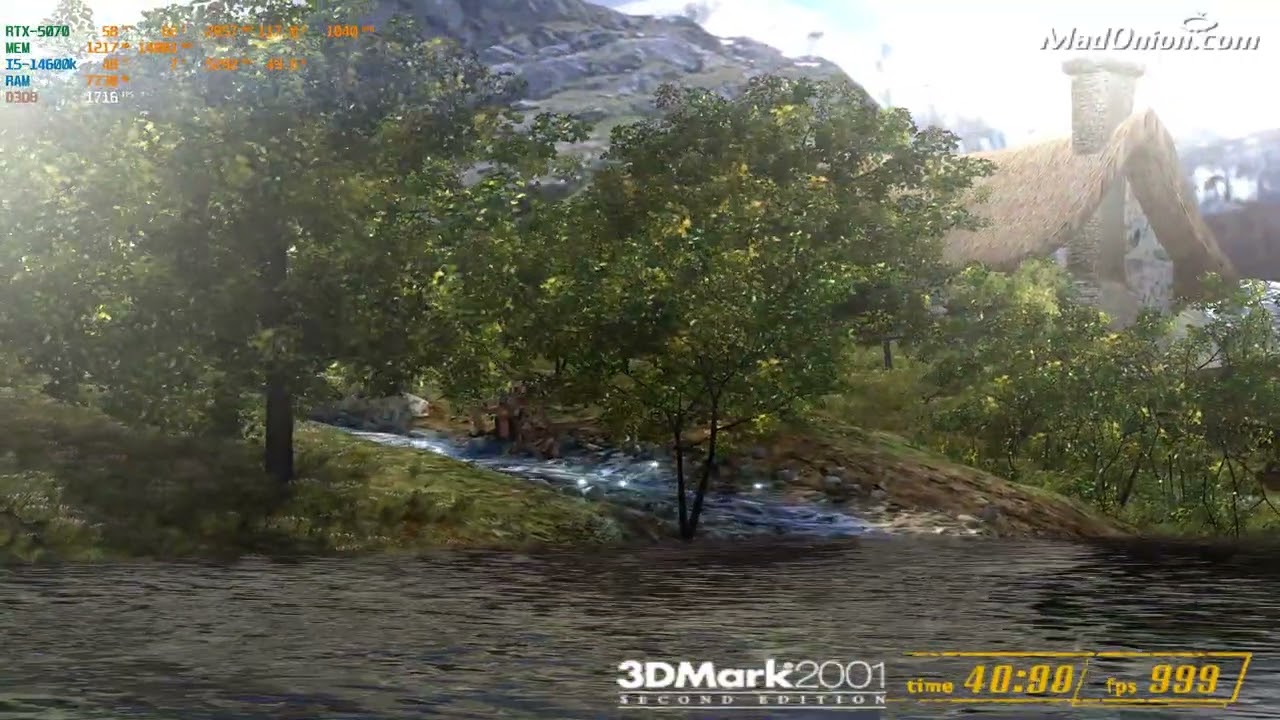 Он ставил на колени любую видеокарту своего времени.) 3DMark01 2026 02 04