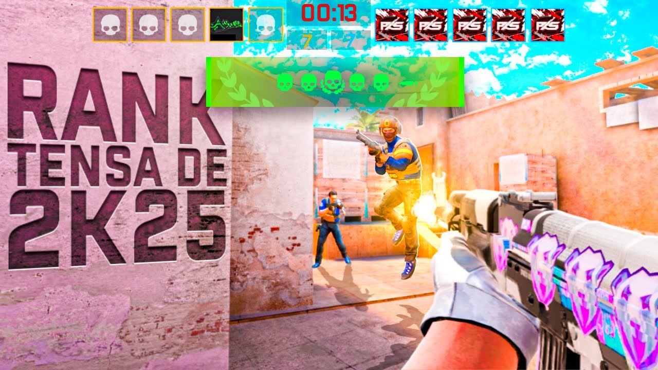 RANK mais TENSA de 2025 e FOI DECIDIDO no 7x7, QUALQUER ERRO custava CARO! STANDOFF 2 🇧🇷