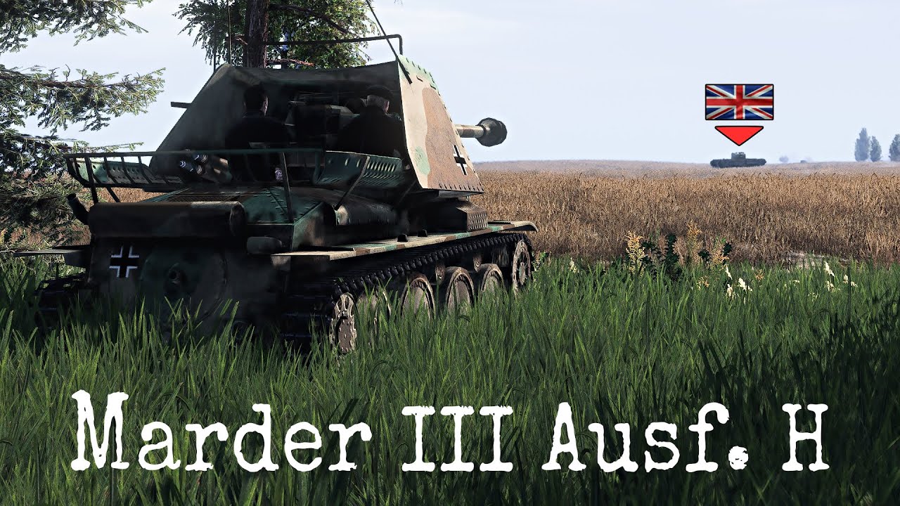 Brutal Tank Ambush - German Marder III Ausf. H Attacks British Armored Division! | Gates of Hell