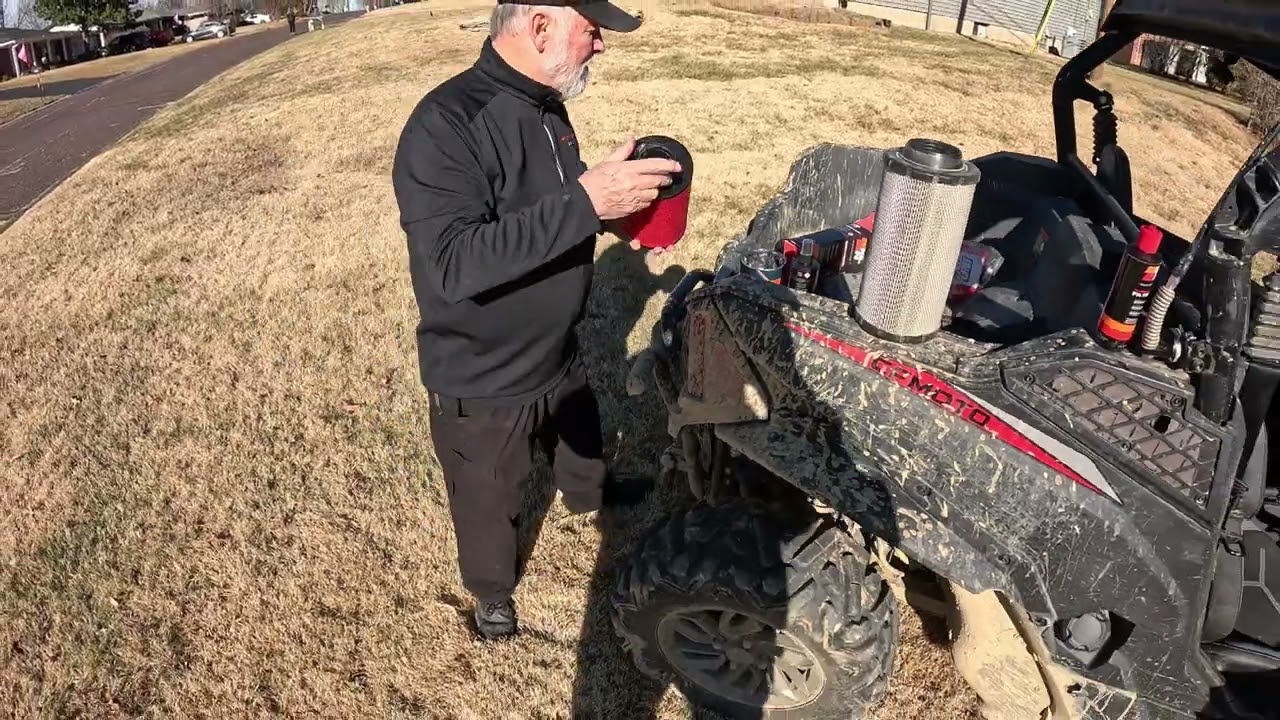 UTV Air filter upgrade