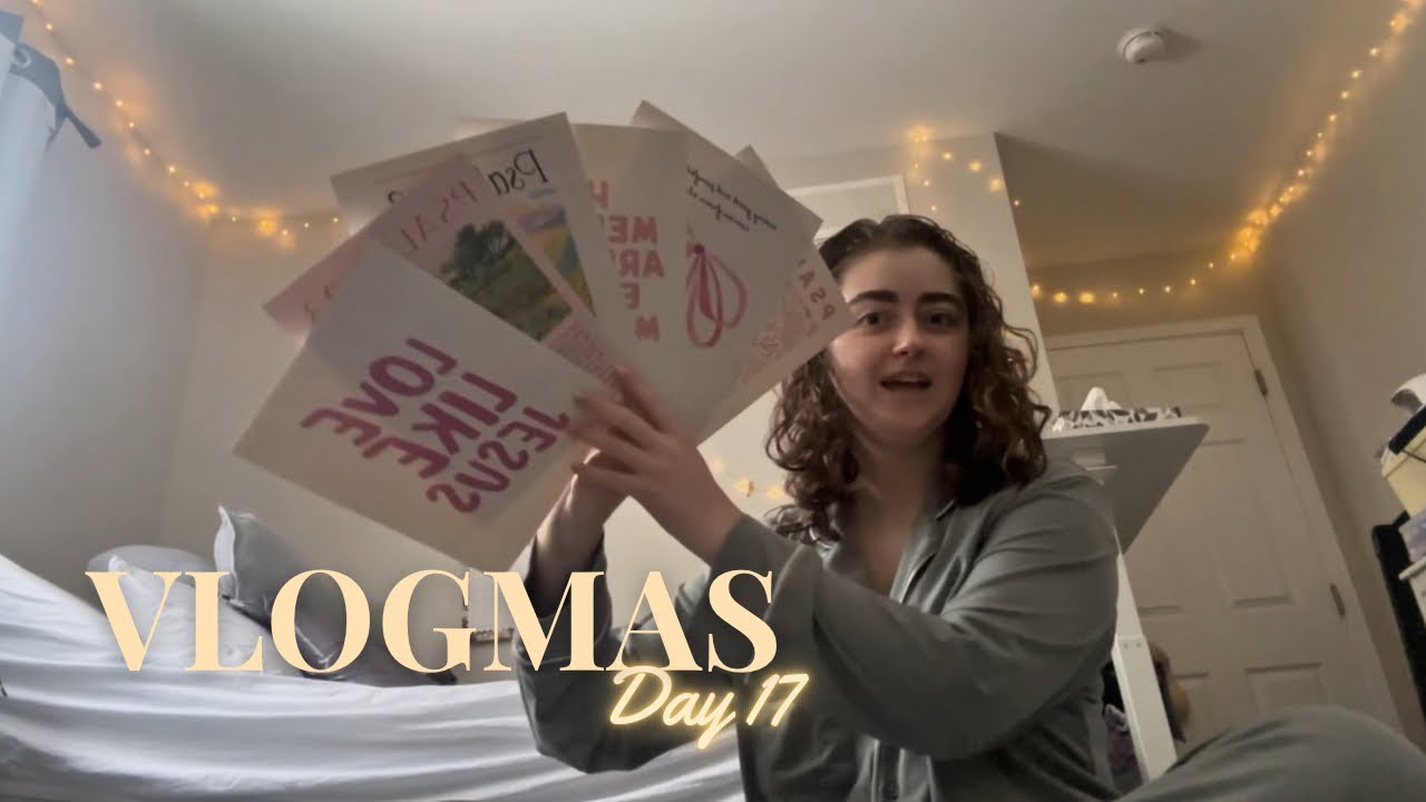 a CHAOTIC kind of day (nails, christmas presents, puppies & snow) | VLOGMAS DAY 17
