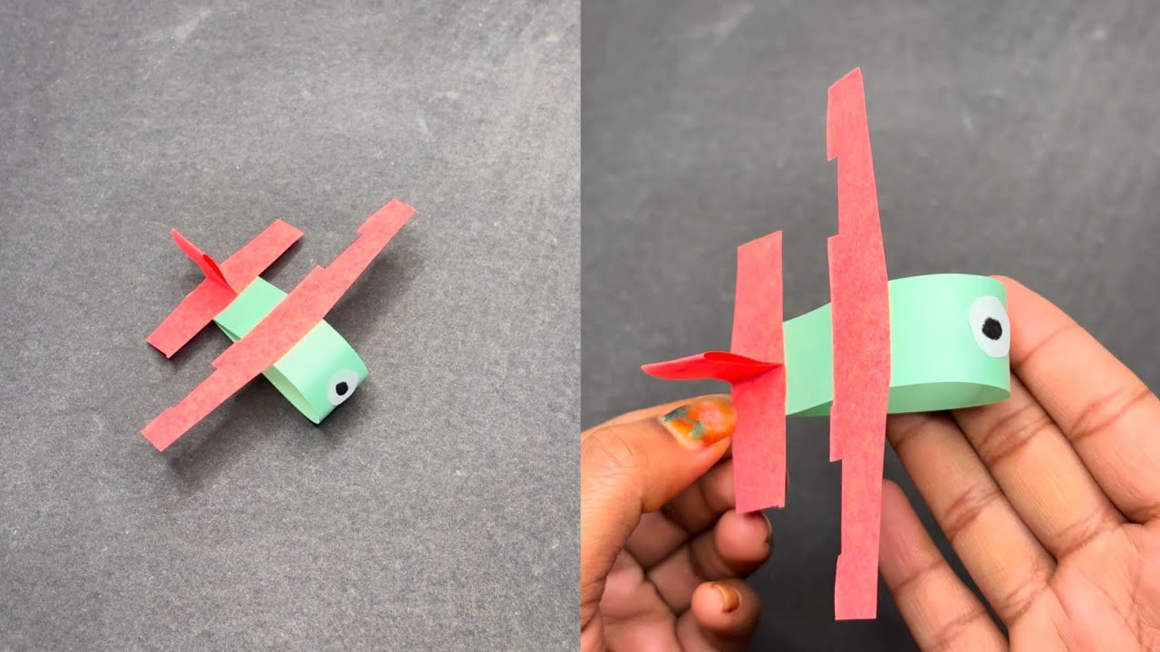 DIY Airplane with Googly Eye | Preschool Project