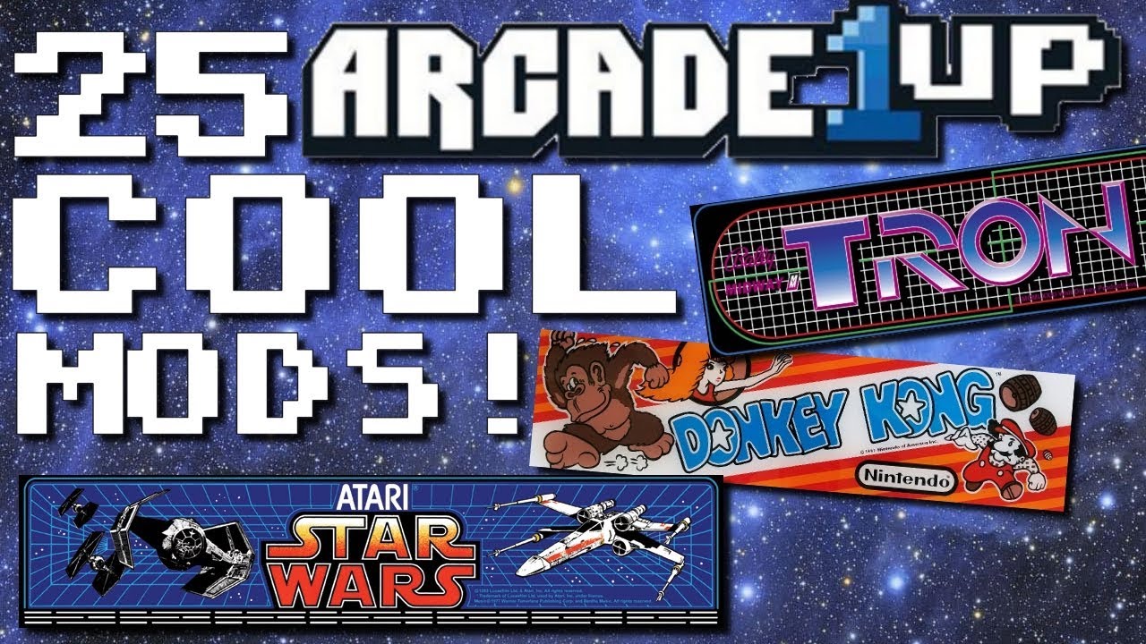 25 COOL Arcade 1Up Mods!!!