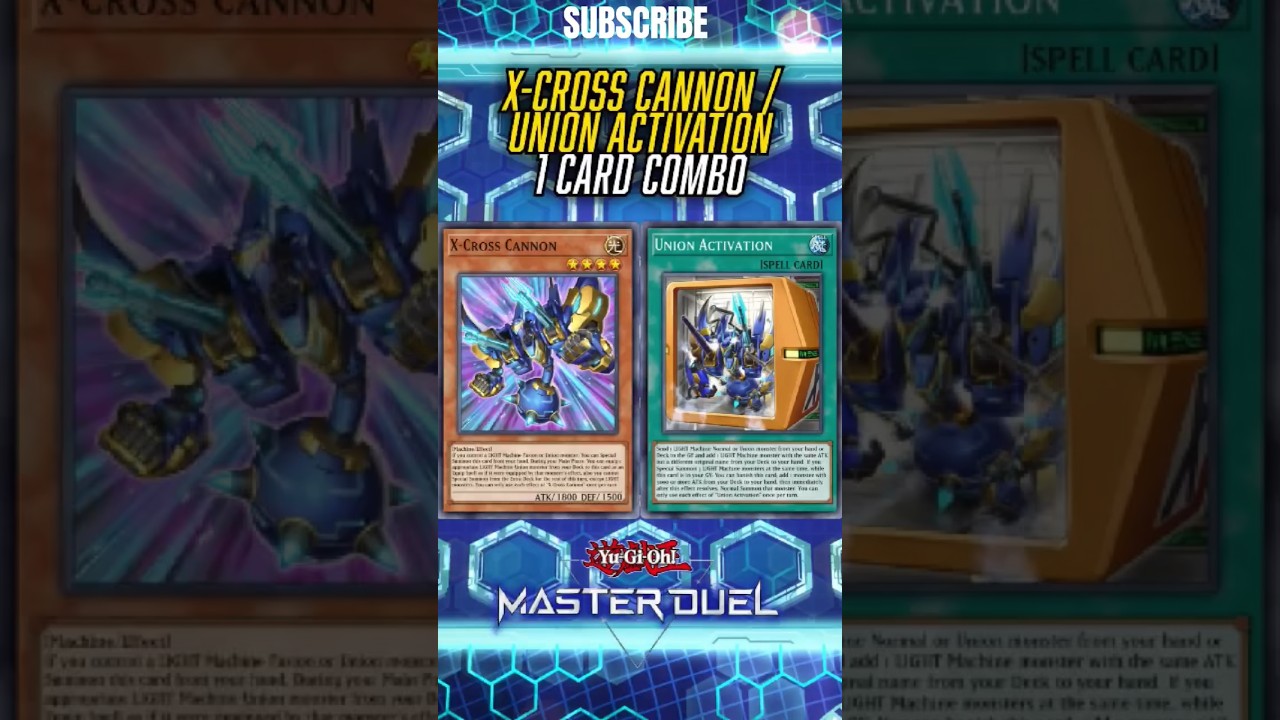 ABC-XYZ 1 CARD COMBO - X-CROSS CANNON / UNION ACTIVATION