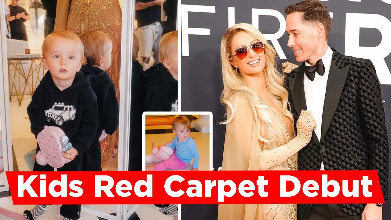 Paris Hilton's Kids London And Son Phoenix Make Their Red Carpet Debut