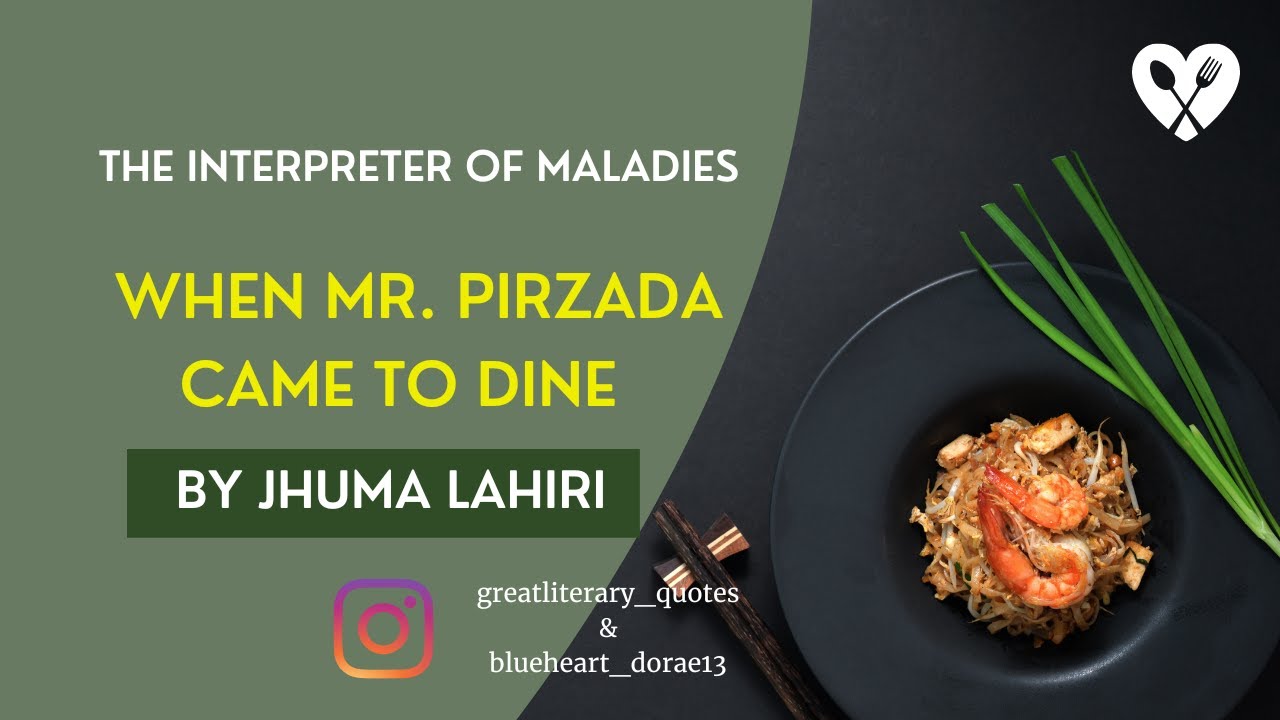When Mr. Pirzada Came to Dine  in Tamil