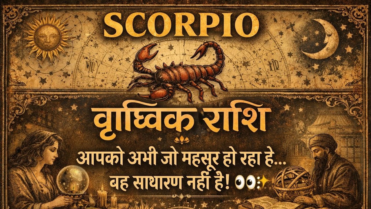 Scorpio ♏️ ( वृश्चिक राशि ) “आपको अभी जो महसूस हो रहा है… वह साधारण नहीं है!” 👀💫