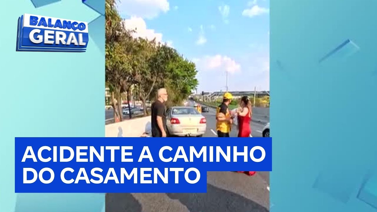 Mulher sofre acidente a caminho do casamento da mãe; ela precisava entregar o vestido da noiva