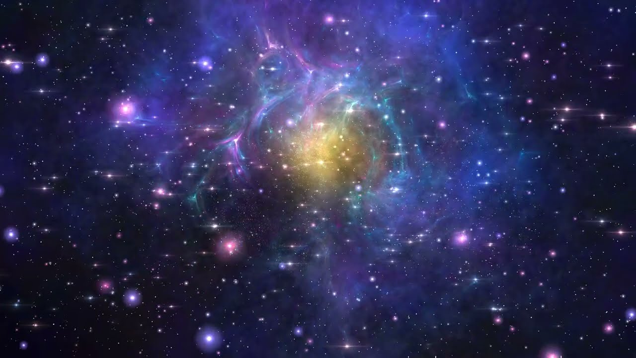 Classic Hyper-Space Galaxy ★ 1-Hour Nebula Wallpaper ★ Longest FREE Stars Motion Background HD 4K