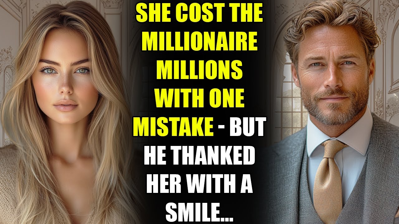 She Cost the MILLIONAIRE Millions With One Mistake - But He Thanked Her With a Smile...
