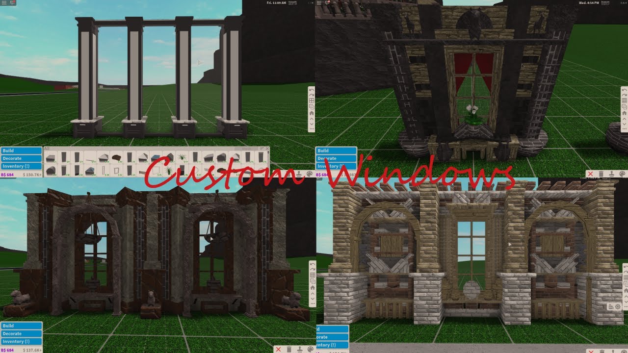 Bloxburg Custom Windows Tutorial.