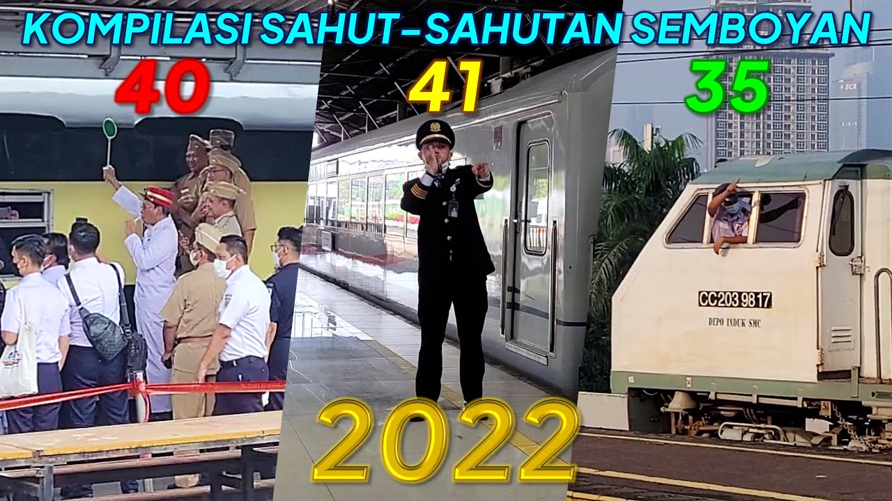 Aksi Sahut-Sahutan PPKA, Kondektur, dan Masinis Semboyan 40, 41, 35 | Spesial Akhir Tahun 2022